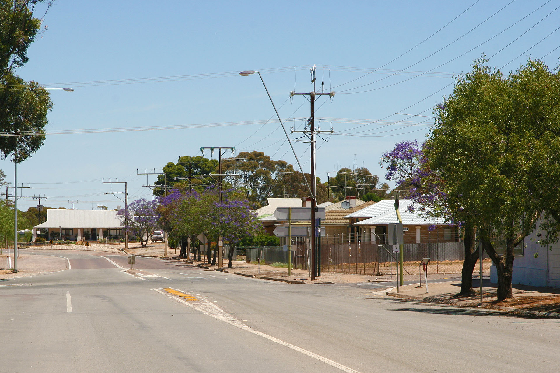 A typical outback town.