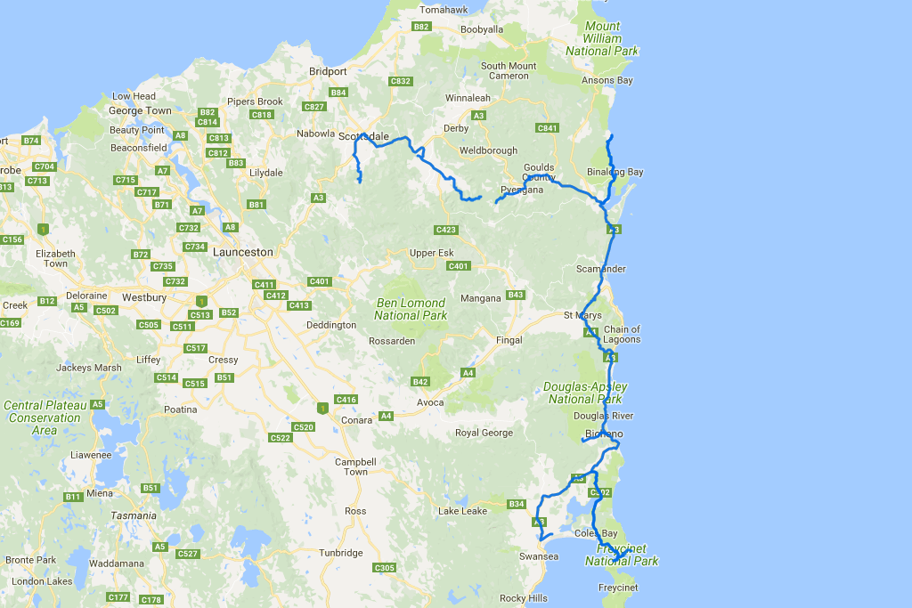 Distance covered: 355.2 km. The gap is where I forgot to switch my GPS tracker back on in time.
