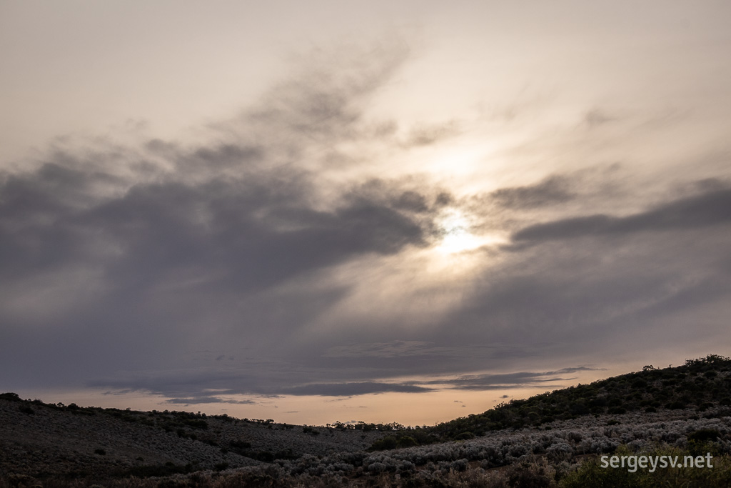 A rather gloomy sky.