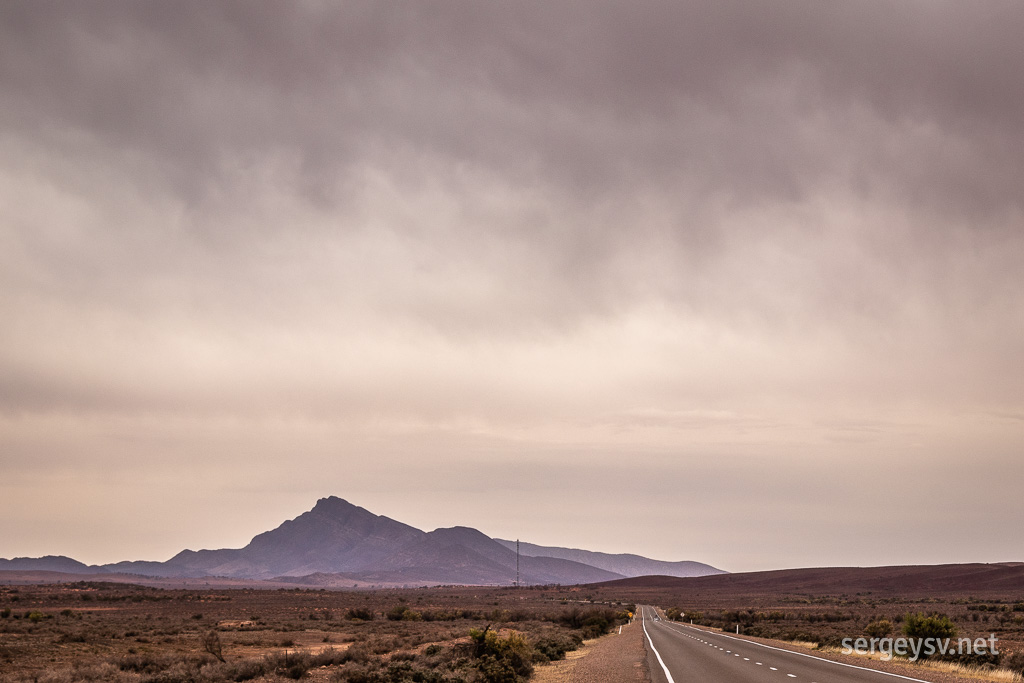 Mount Aleck in the distance.