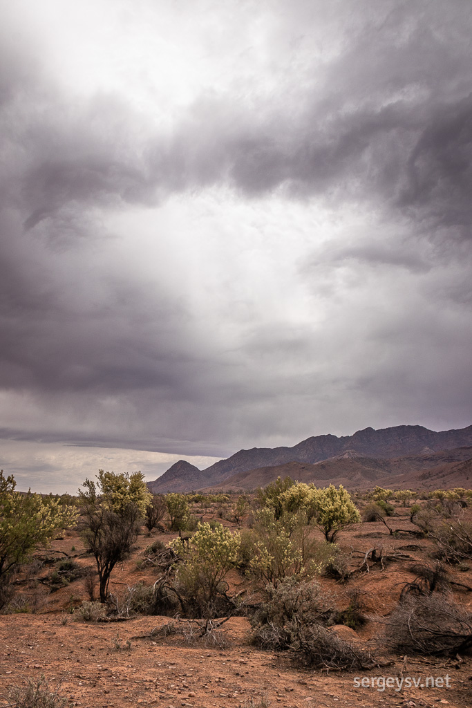 The sky is fierce...