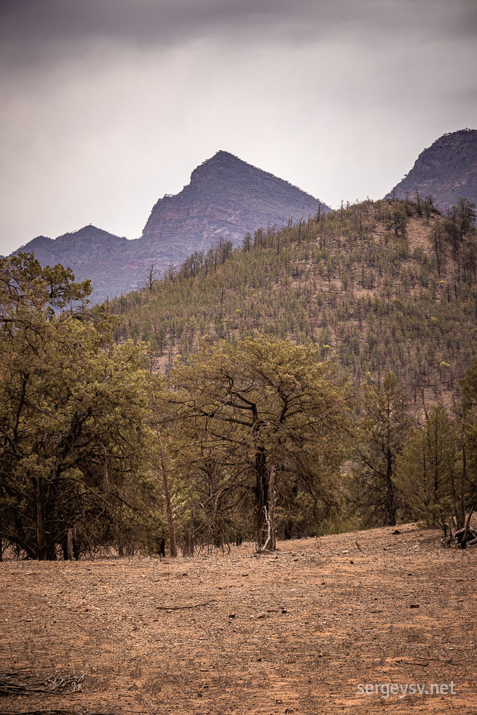 The peaks are very imposing.