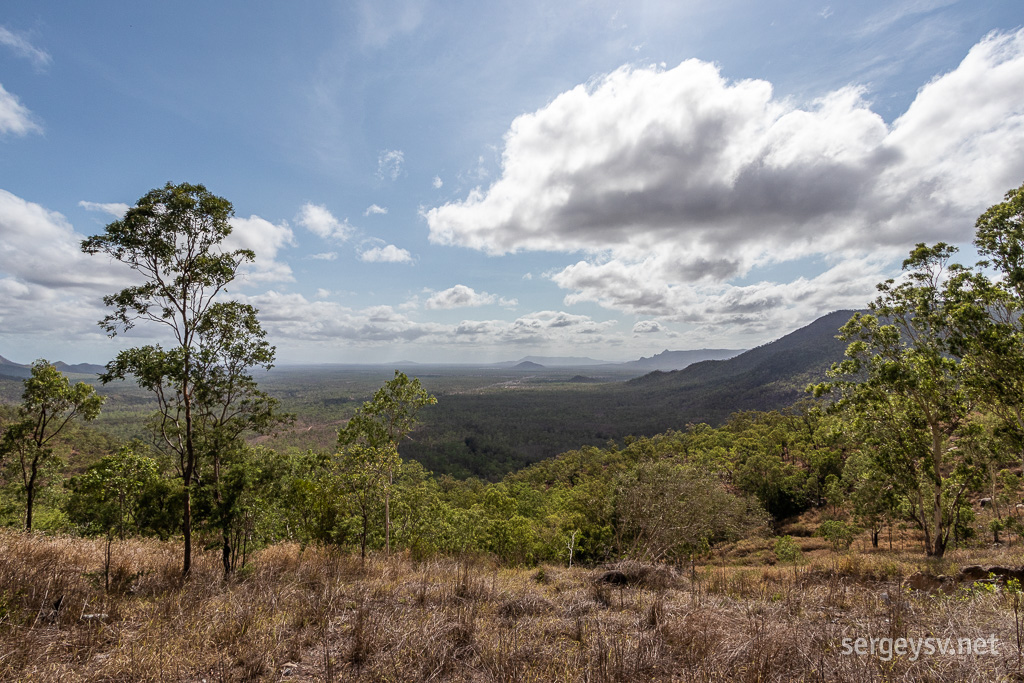 Crossing the Great Dividing Range.