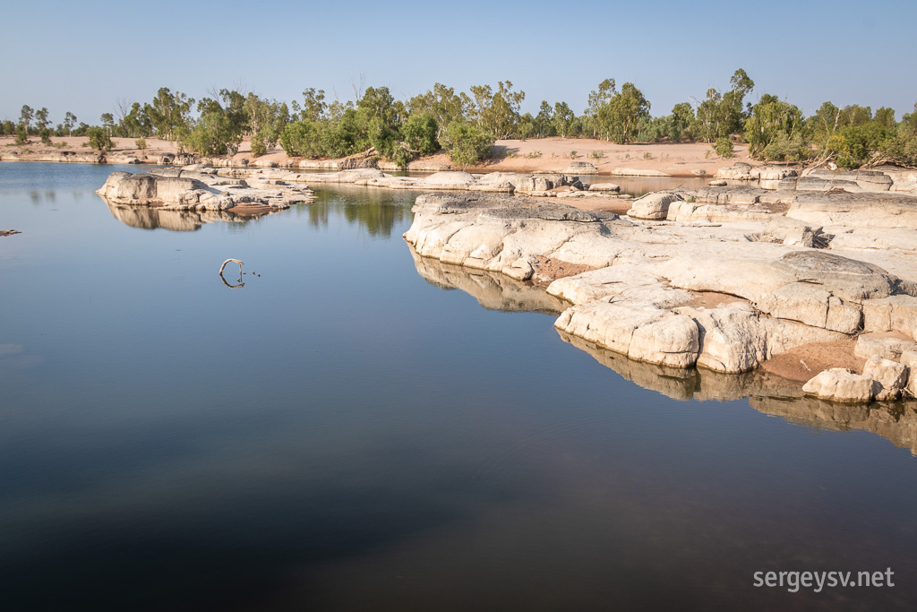 Water levels are still low after the Dry.