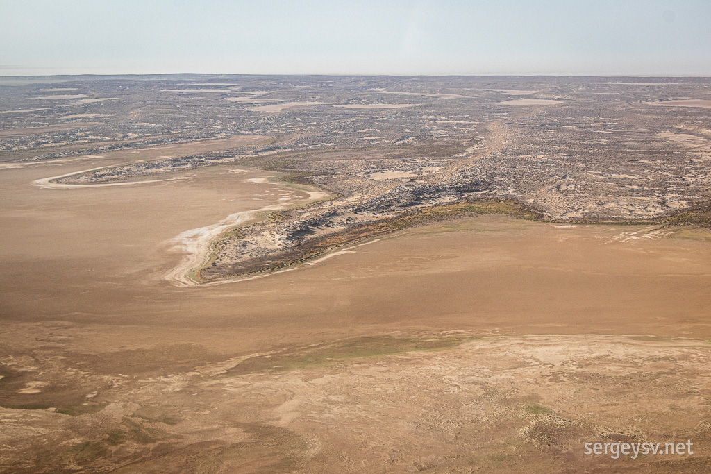 This creek bed is dry...