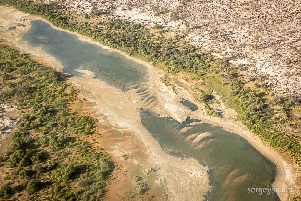 Where there's water, there's green.