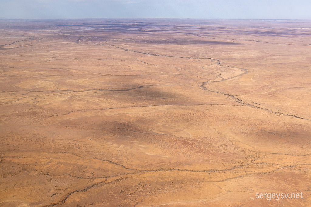 The network of the creeks.