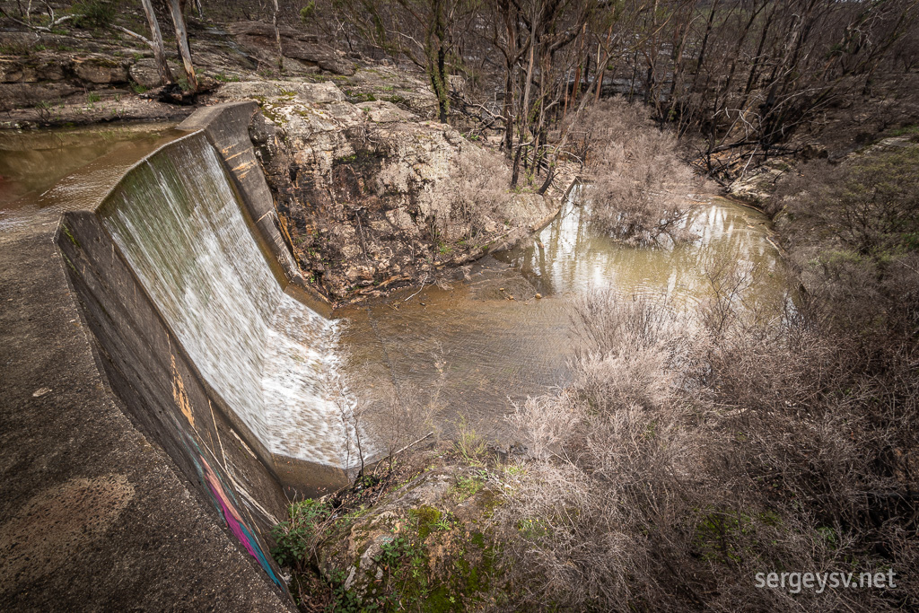 The Clarence Dam.