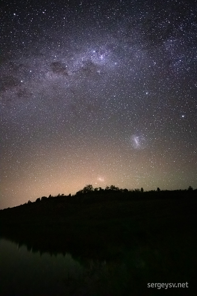 Magellanic Clouds - our two satellite galaxies.