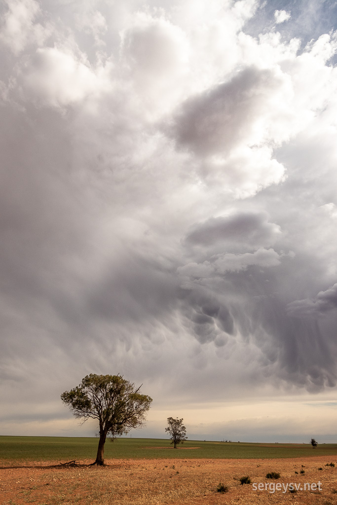 Crazy cloud formations on my way between NSW and VIC.