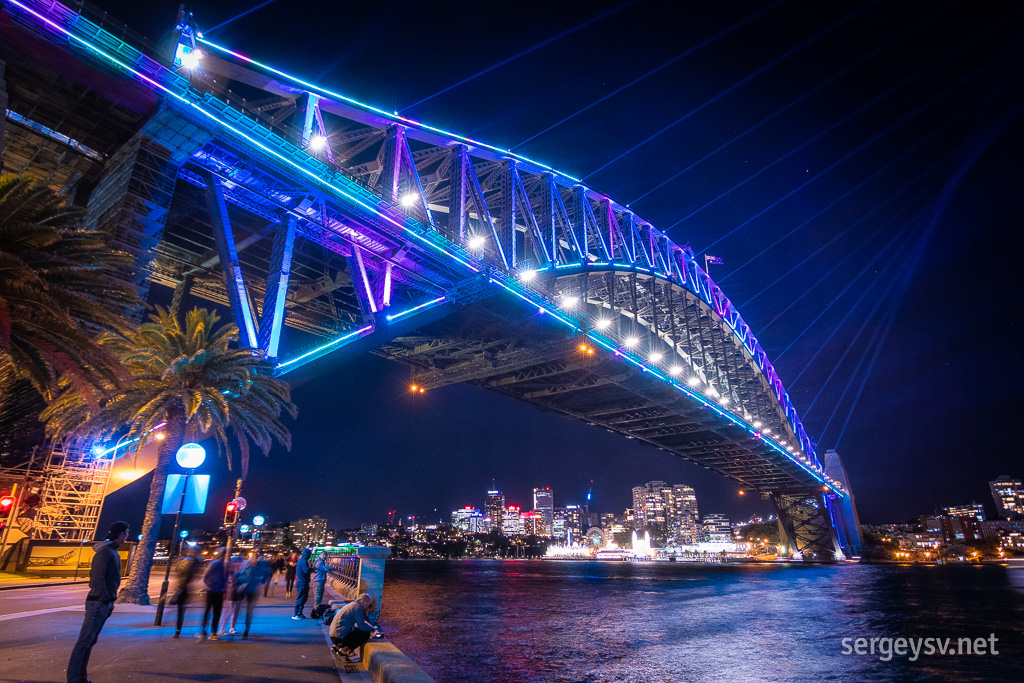 The Harbour Bridge.