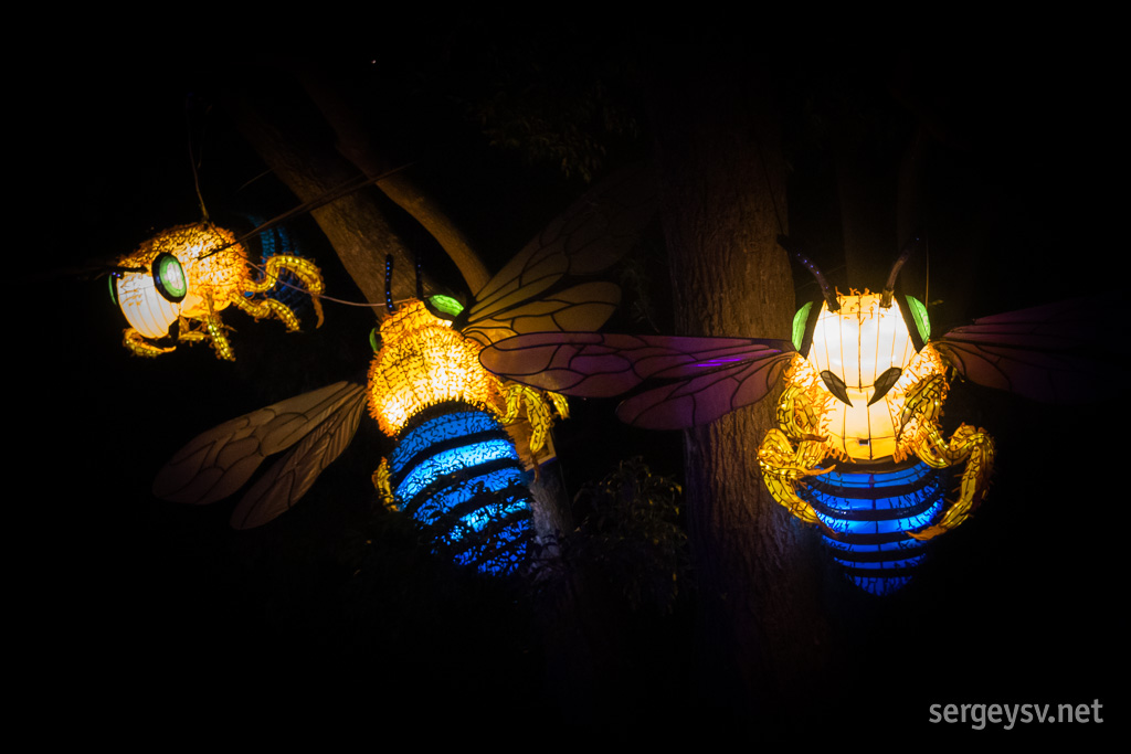 Spooky bees.
