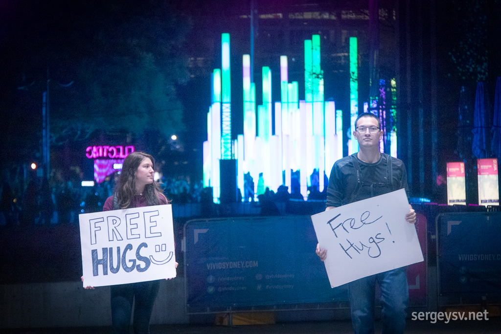 Free hugs, anyone?