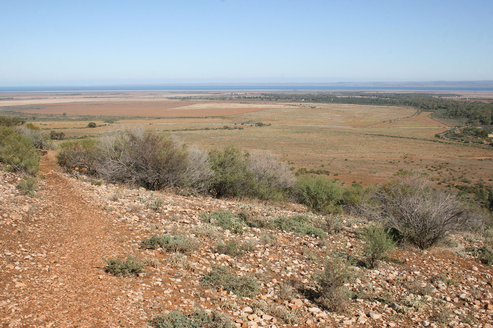 Spencer Gulf is right over there, and so is the Eyre Peninsula.
