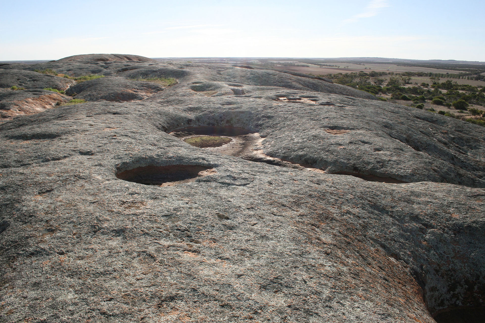 Gawler Ranges National Park can be seen on the horizon.