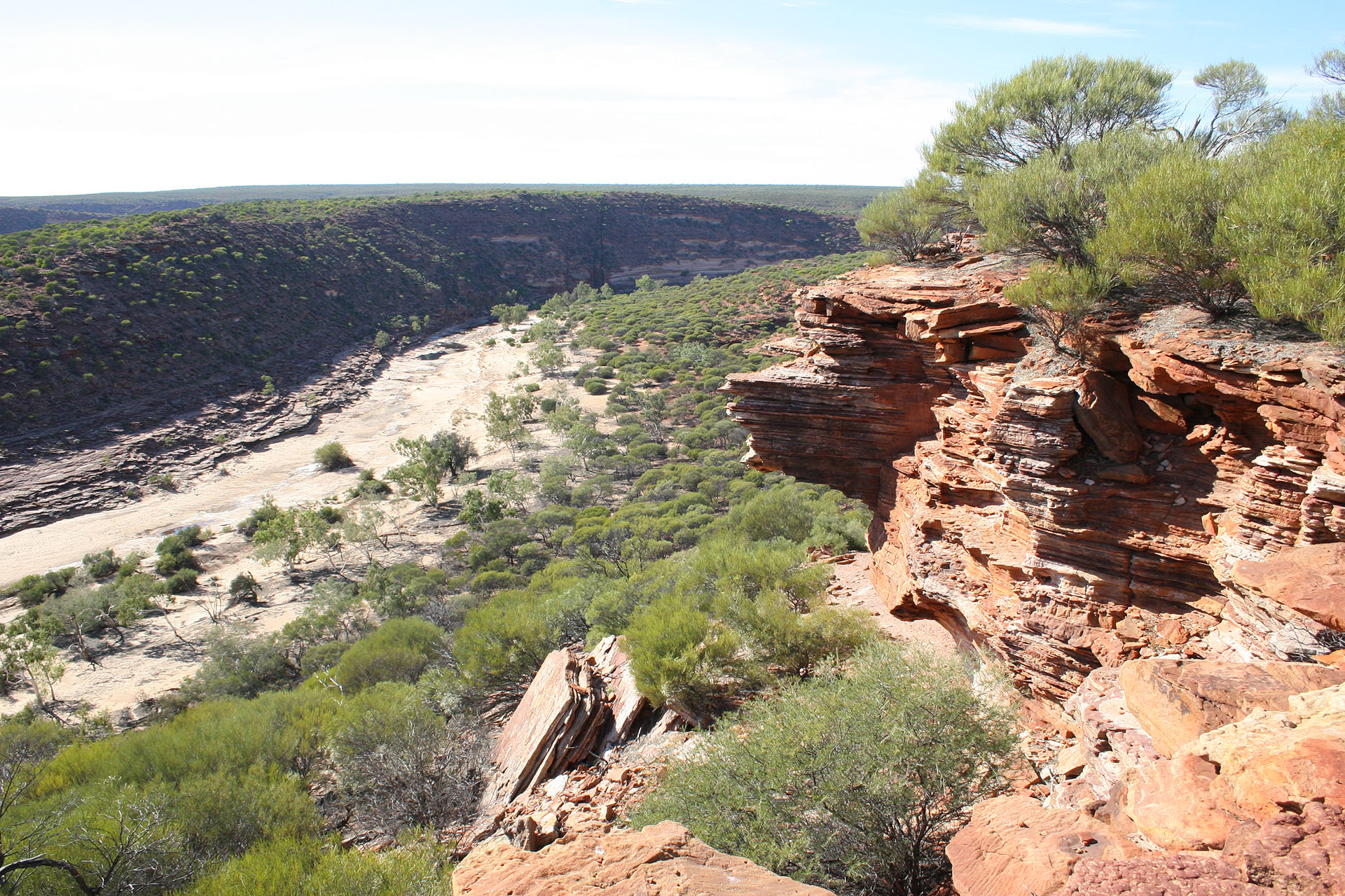 Murchison River is all but dry.