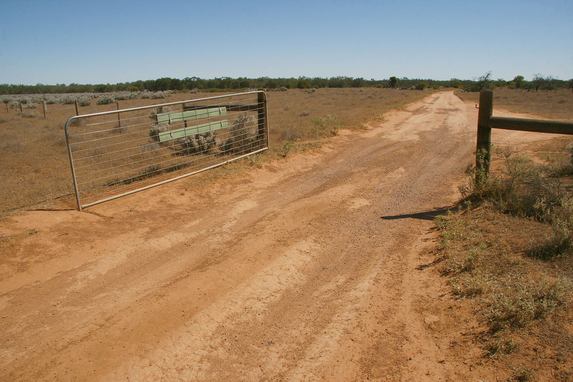 A few gates to open and close on the way.