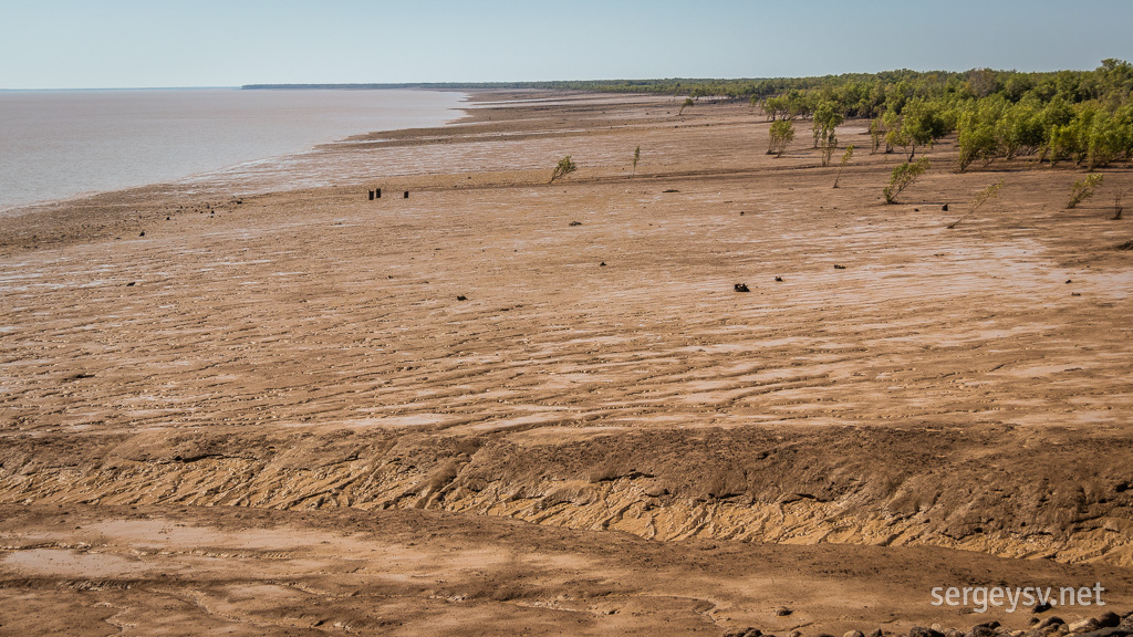 Derby's tidal flats.