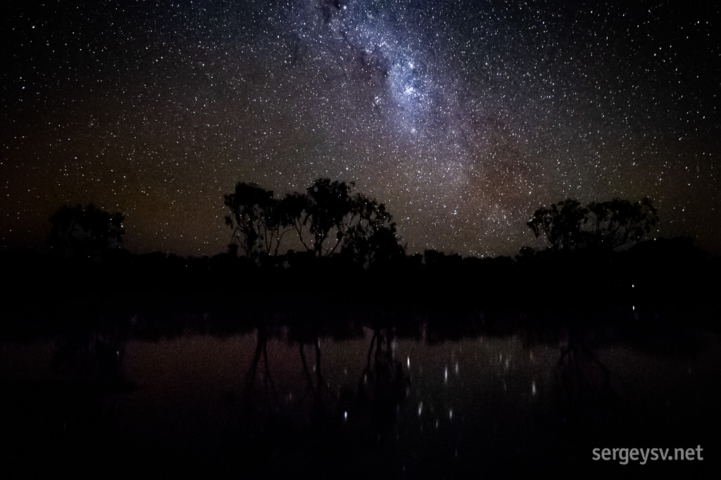 Reflections of the night.