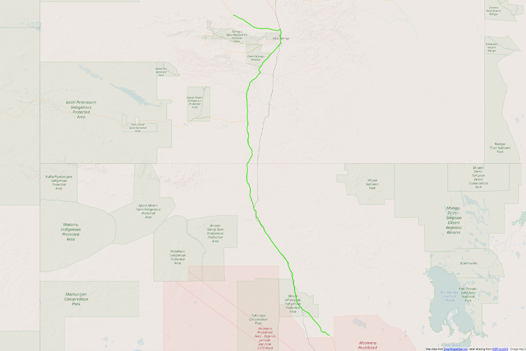 Distance covered: 827 km