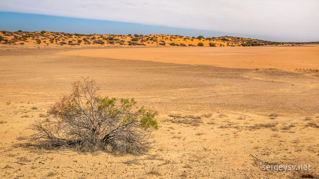 The sand dunes.