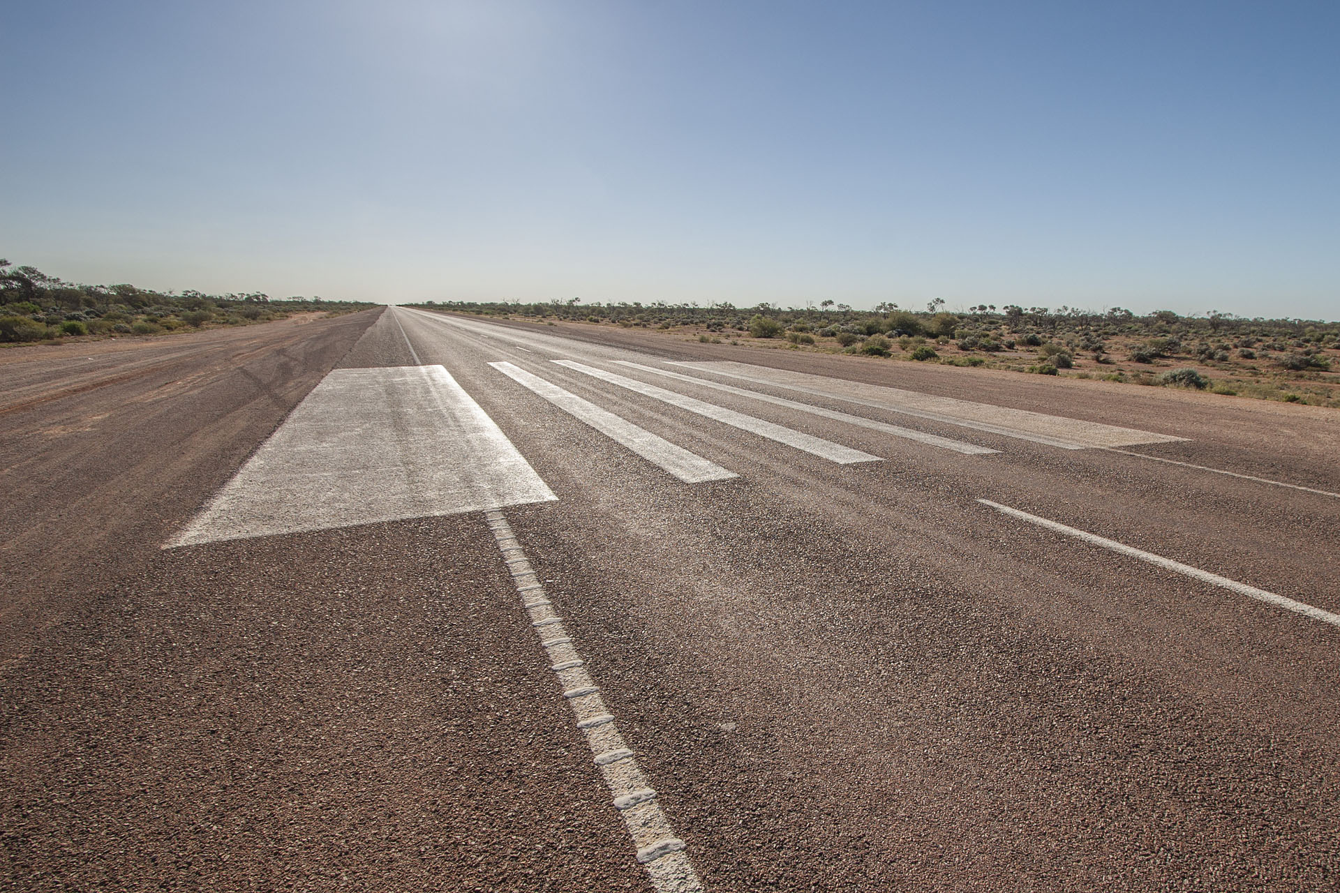 Highway/airstrip.