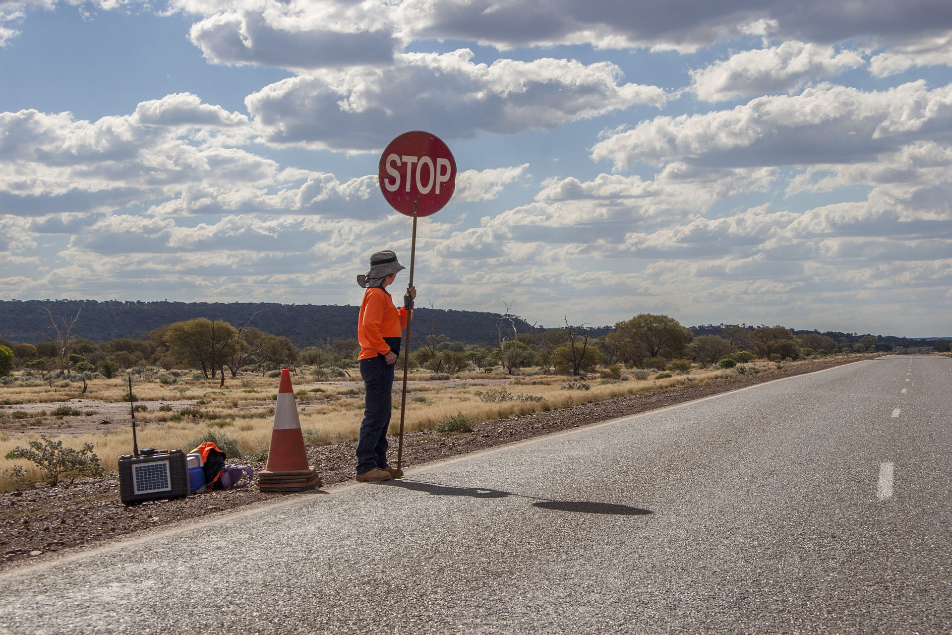 Roadworks.