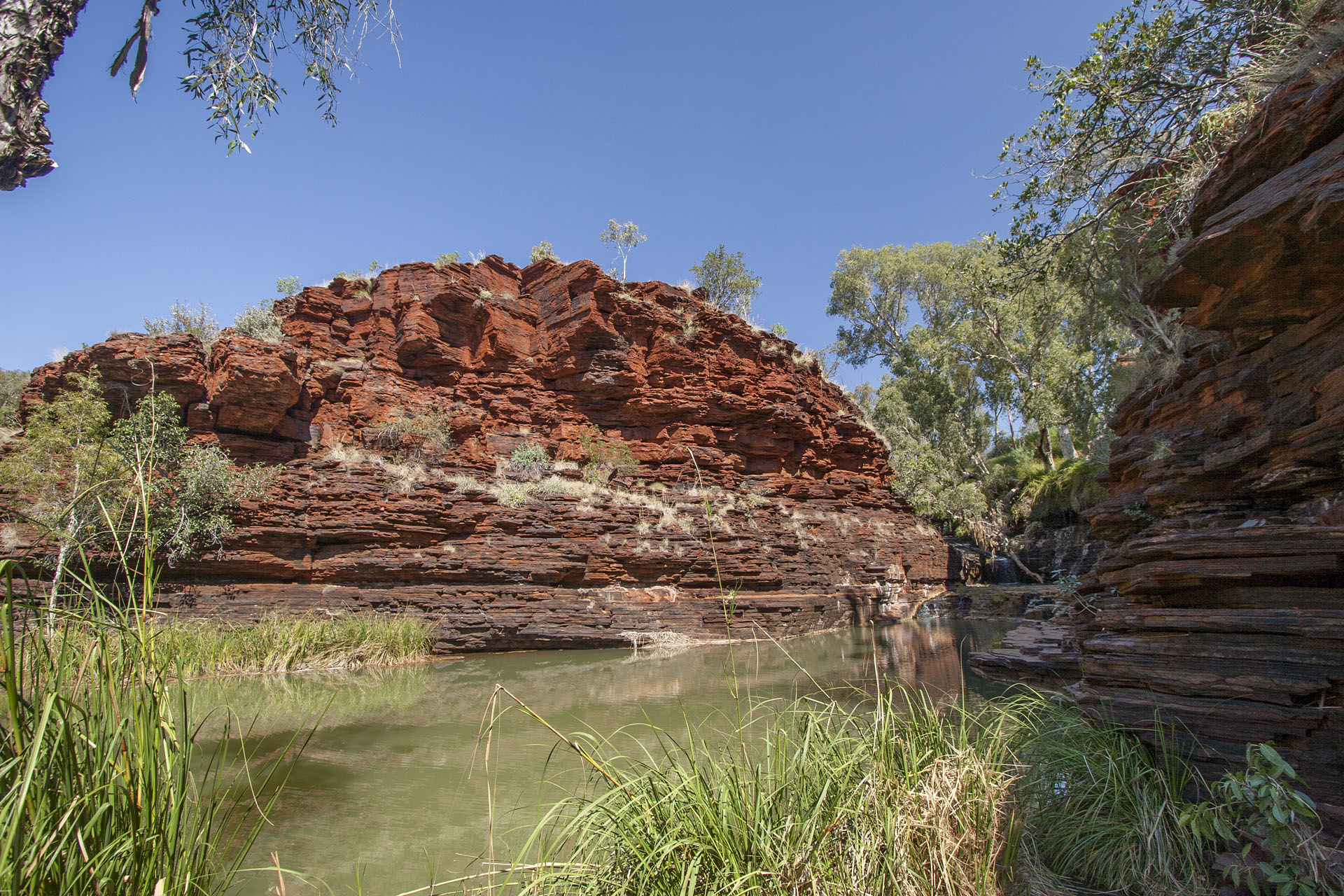 The gorge itself.