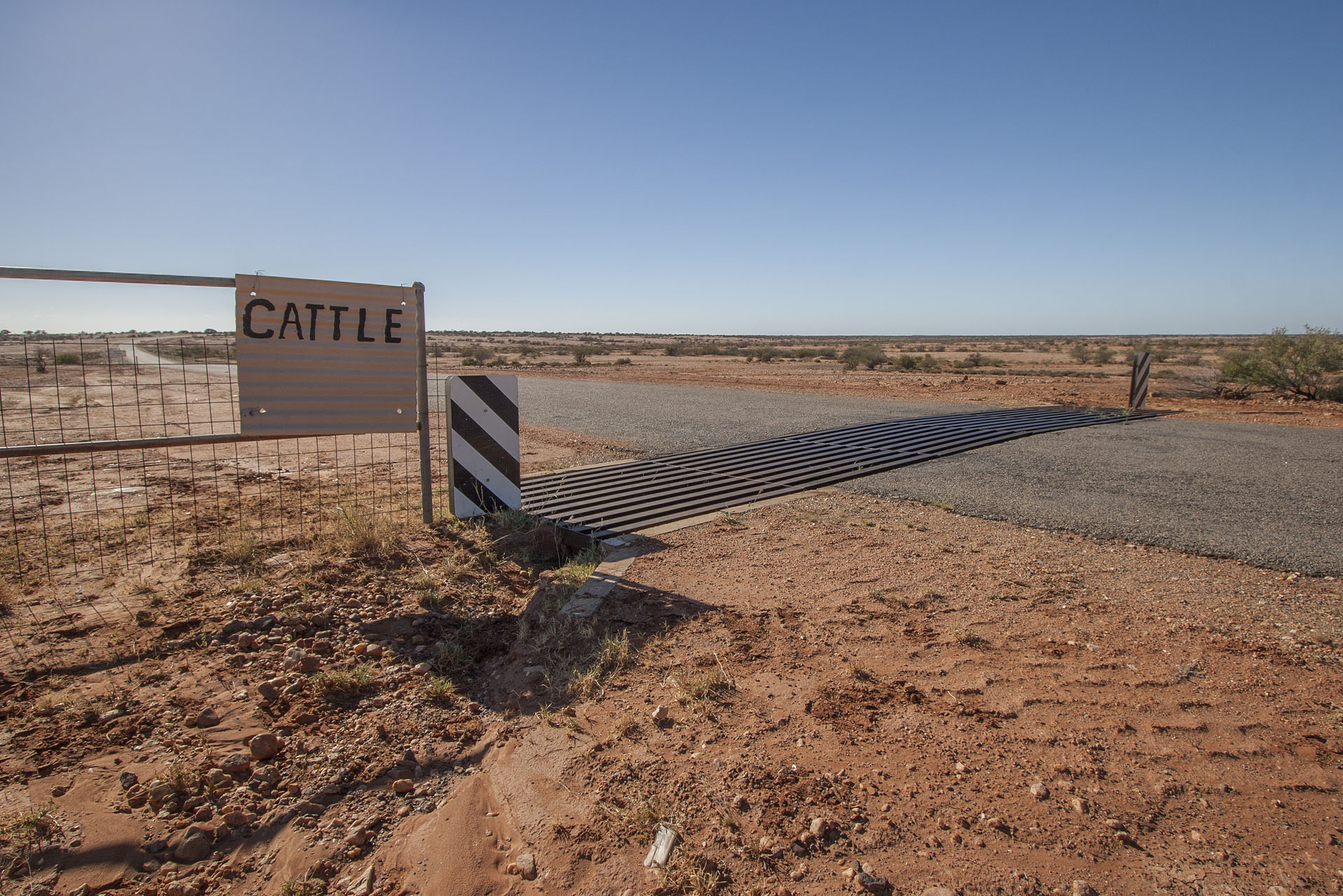 Cattle grids.
