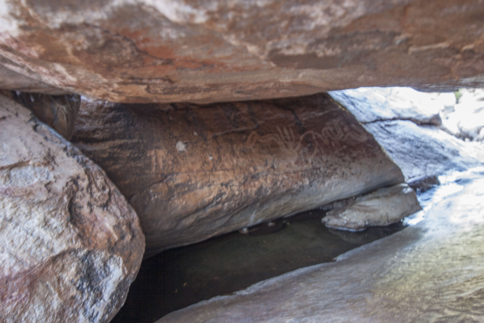 The Flintstone Rock, unintentionally unfocused.