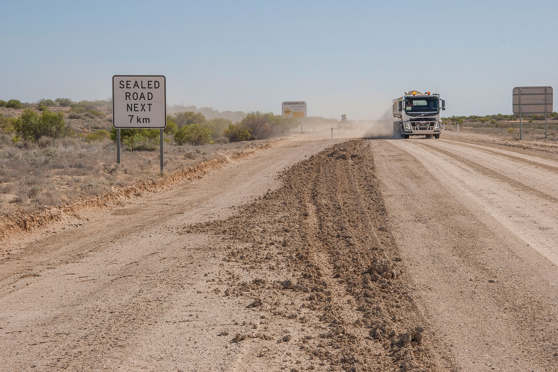 Bitumen is a rare commodity around here.