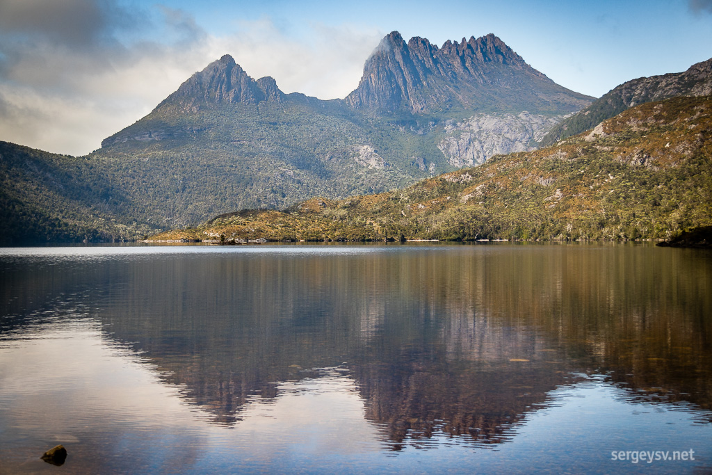 The Cradle Mountain.