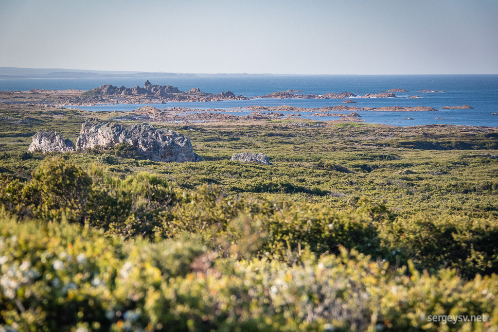 The coastline nearby.