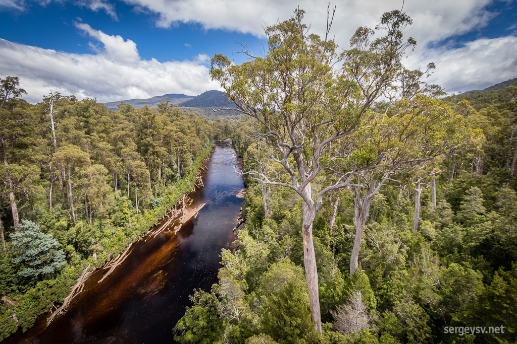 A view from the cantilever.