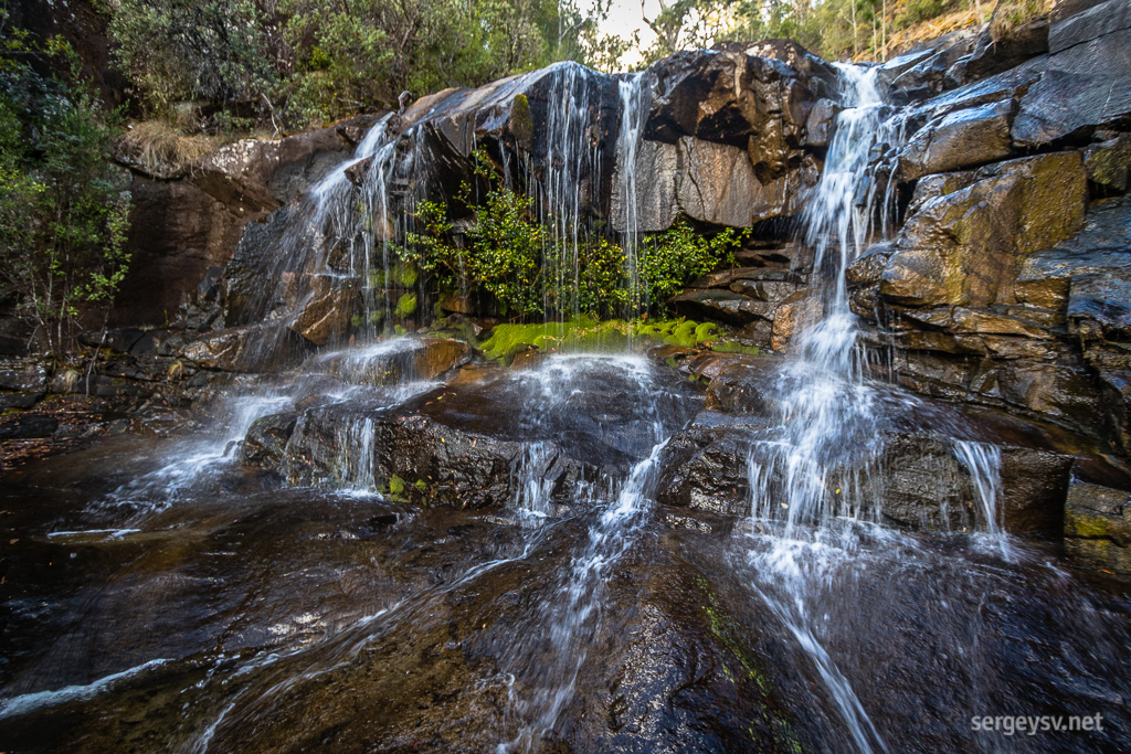 The lower cascade.