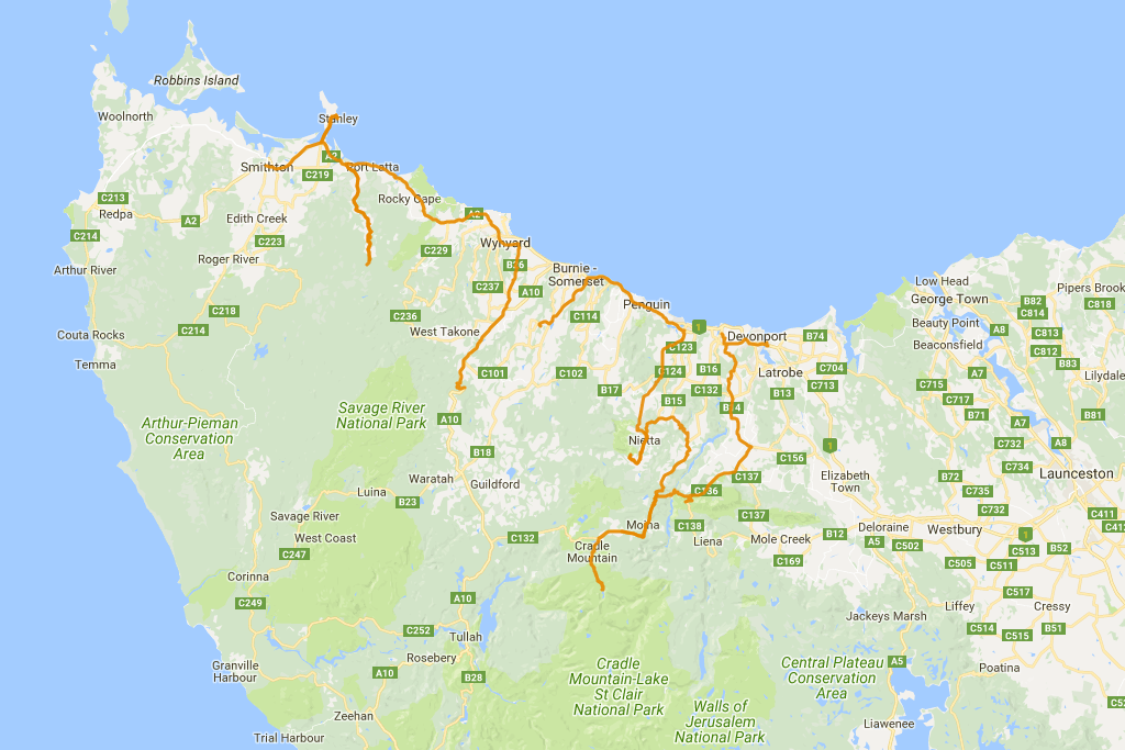 Distance covered: 480.1 km. The gap is where I forgot to switch my GPS tracker back on in time.