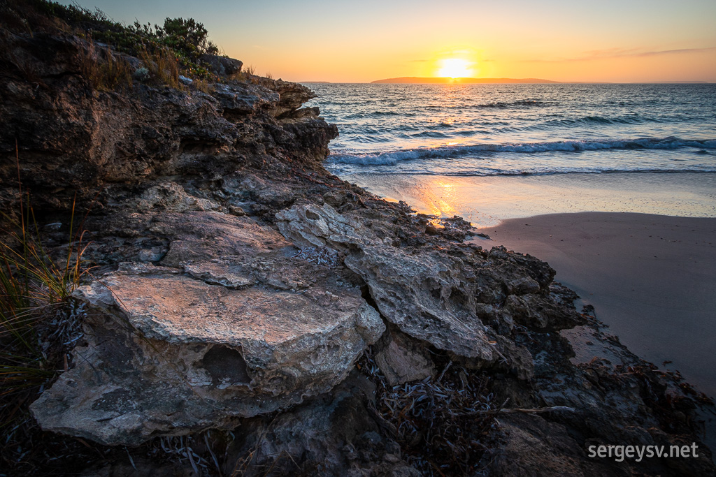 Sun is greeting the Eyre Peninsula.