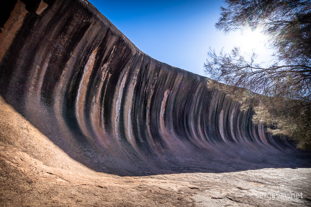 The Wave Rock.